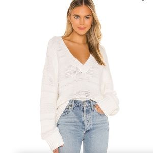 NWT • HOUSE OF HARLOW X REVOLVE WHITE SWEATER